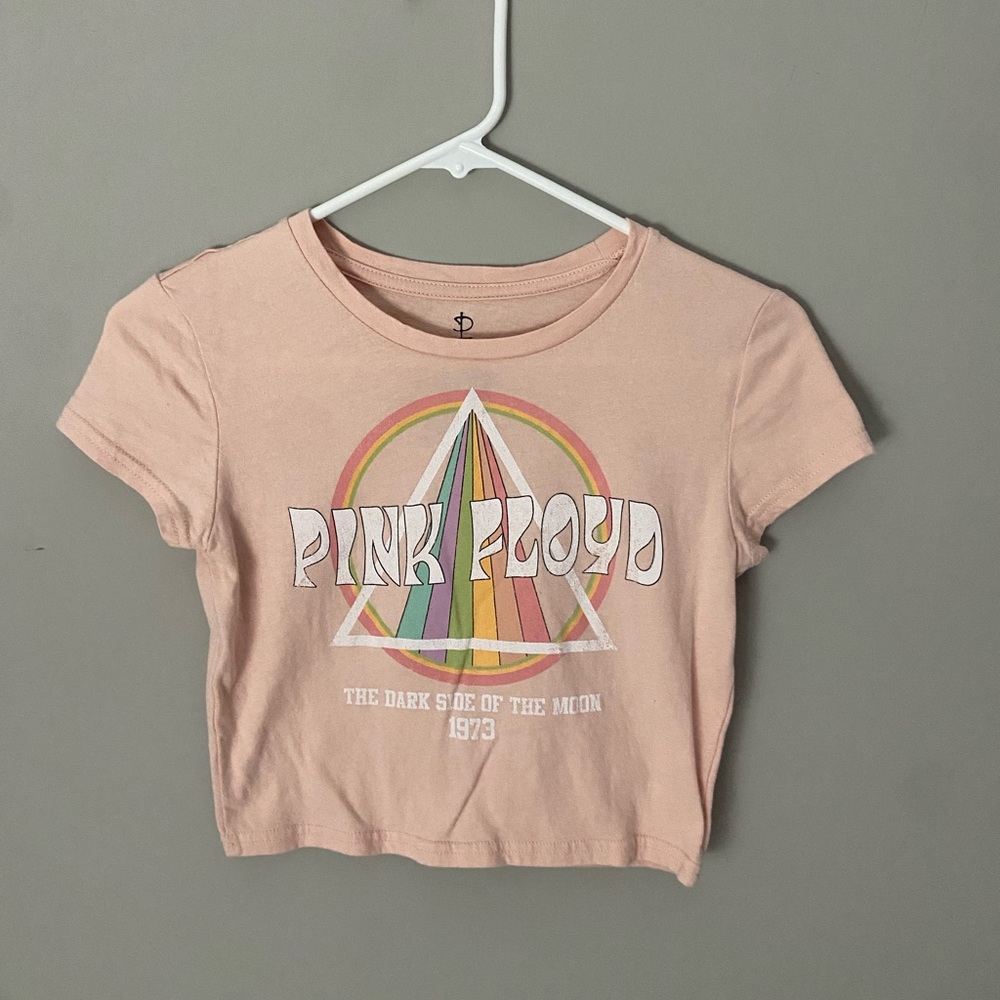 Pink Floyd Light Pink Baby Tee